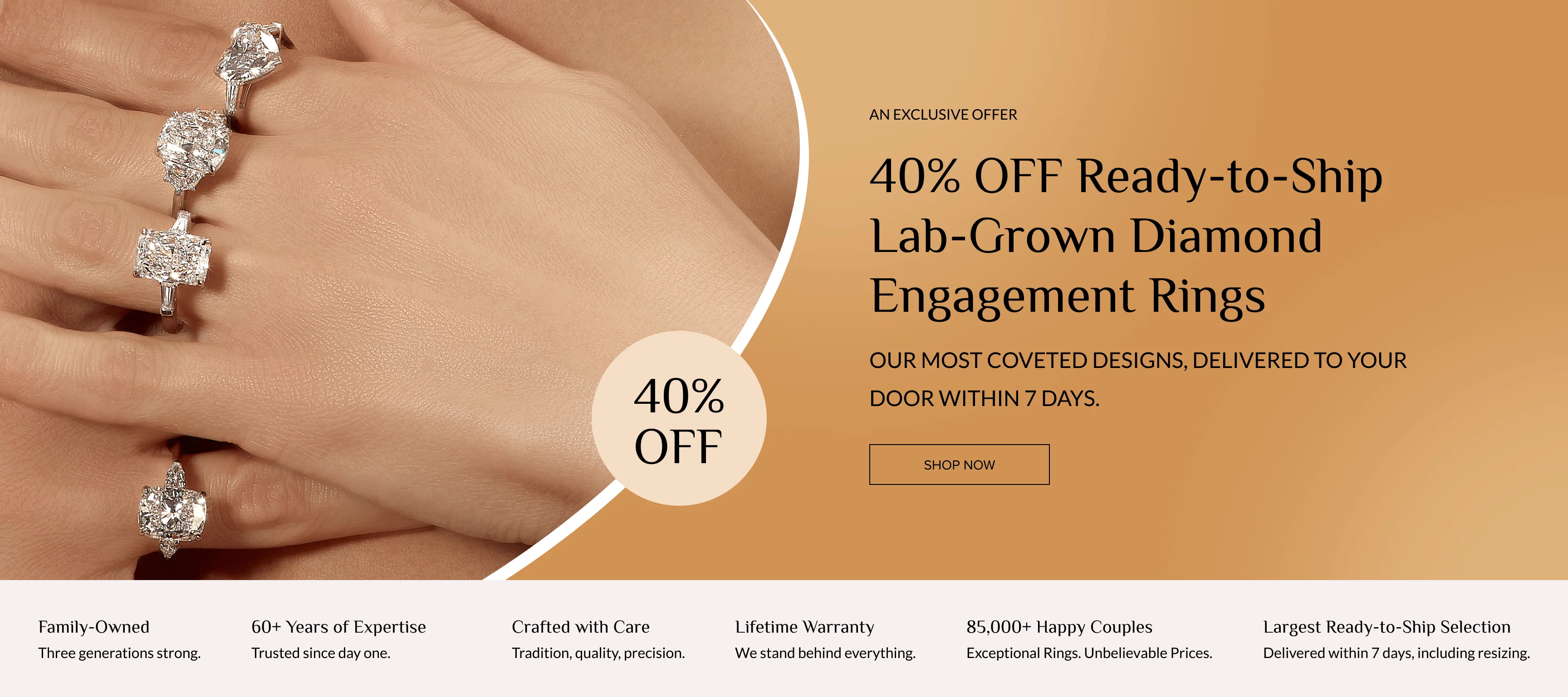 Unforgettable Brilliance, Delivered Today