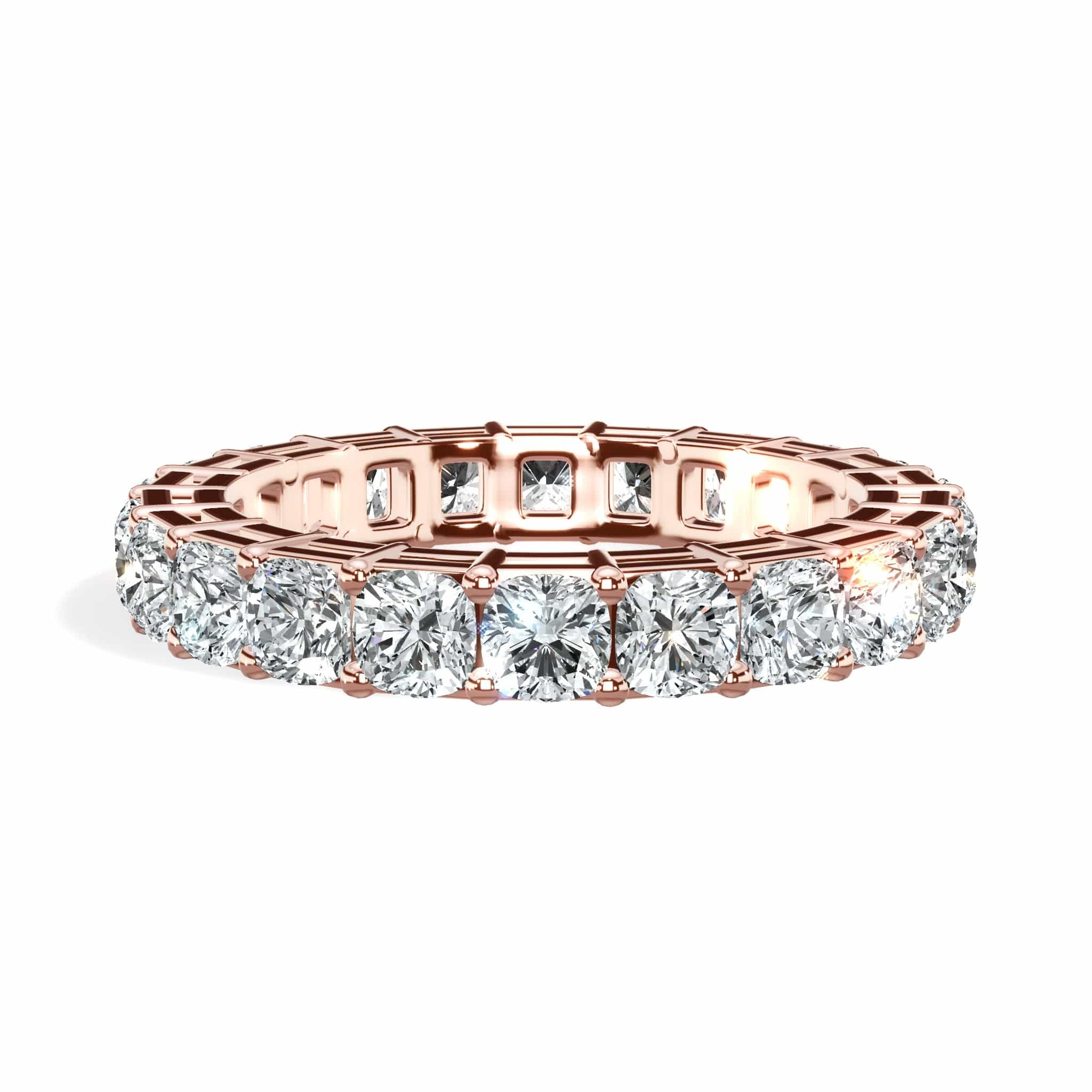 3 ct Cushion Cut Diamond Eternity Band - Image 4