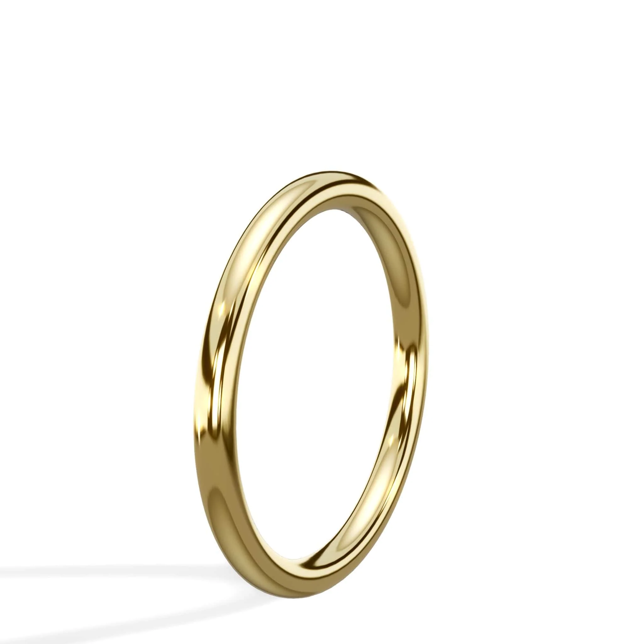 1.80mm Comfort Fit Wedding Ring In 14K Gold Or Platinum - Image 3